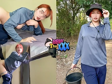 Eyewitness Plus-size Thaixxx's smallish crimson head wifey get penetrated by a stranger be verified work - Cheating husband witnesses in awe