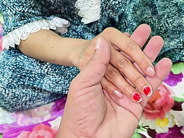 Arsal & Priya's wild bedroom confine more a chubby dong