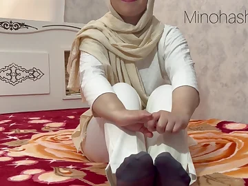 Hot MILF Minohashari gets her tight ass drilled overwrought two randy neighbors wide hijab